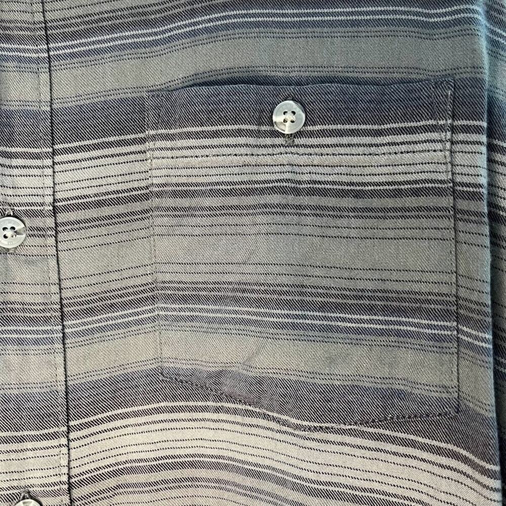 Travis Mathew Striped Button Long Sleeve‎ Shirt Size XLarge - Picture 4 of 7